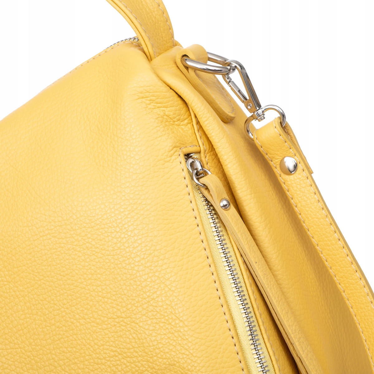 Torebka Skórzana Vezze Conta Żółta Płeć kobieta