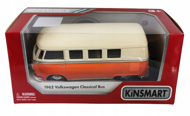 

Model Kinsmart 1:32 Volkswagen T1 Vw 1962 Bus
