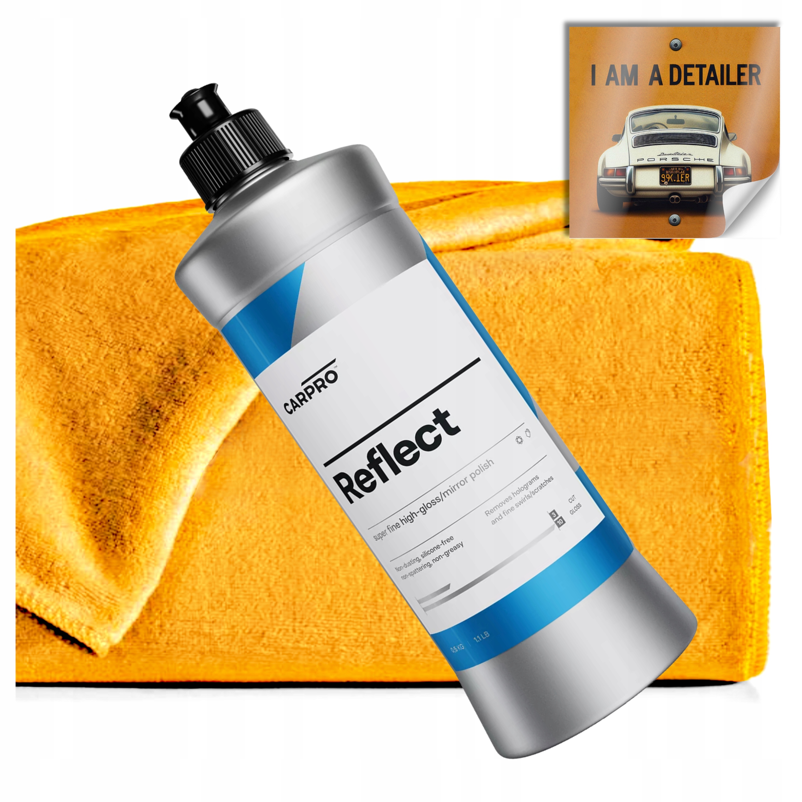 Leštící pasta CarPro Reflect Jemná finišová pasta One Step Leštění 0.5L