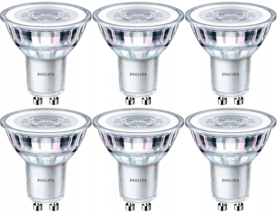 

6x Żarówka Led 3,5W (35W) Ww 3000K GU10 Philips