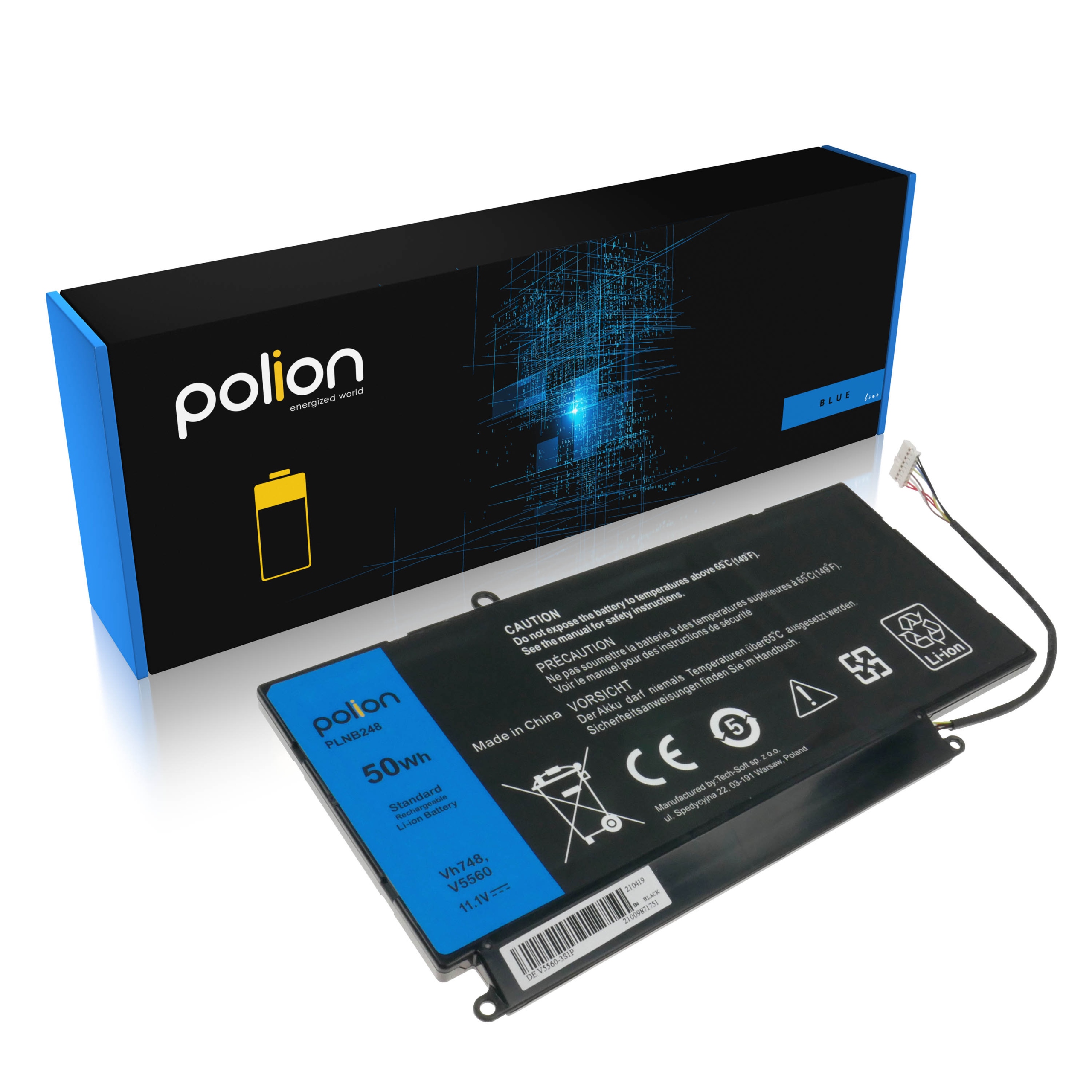 Baterie VH748 pro Dell Vostro 5460 5470 5480 5560 Inspiron 14 5439