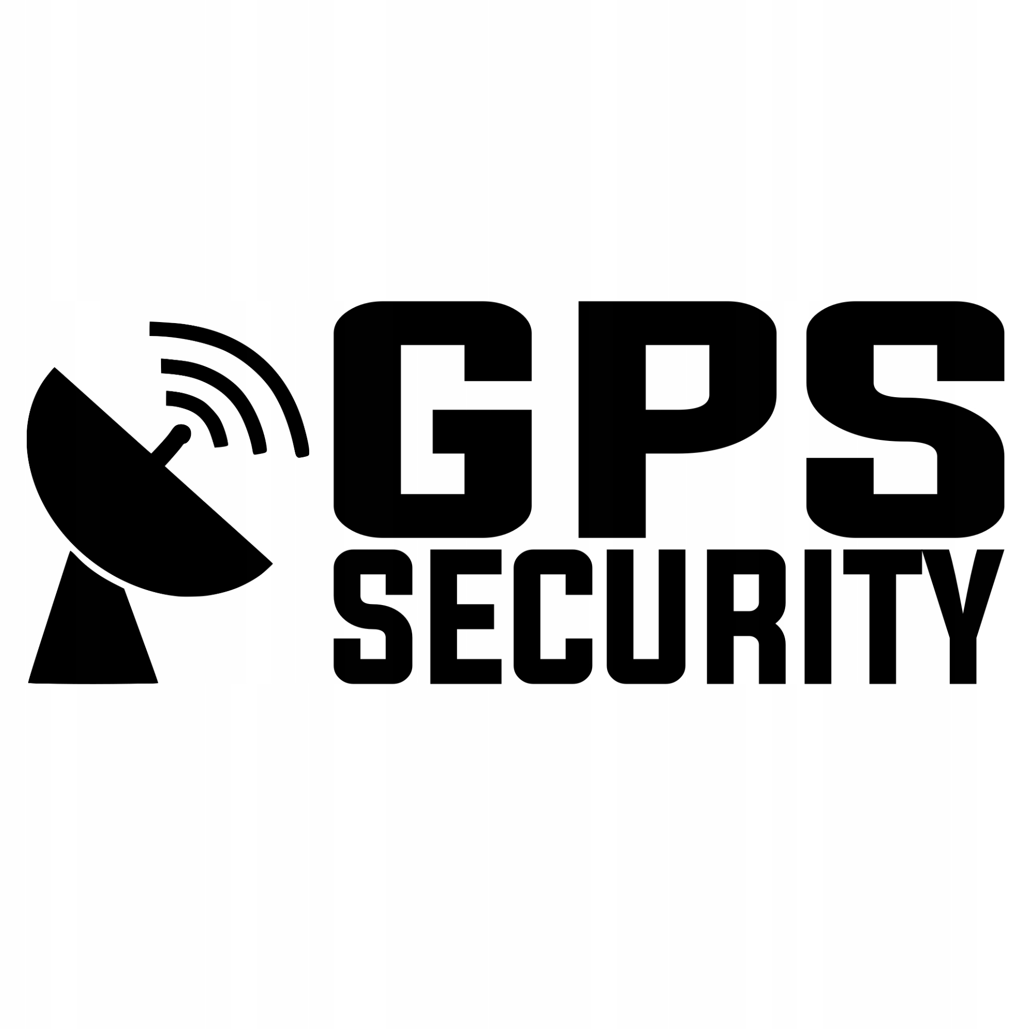 

Naklejka na samochód Gps Security Ochrona alarm