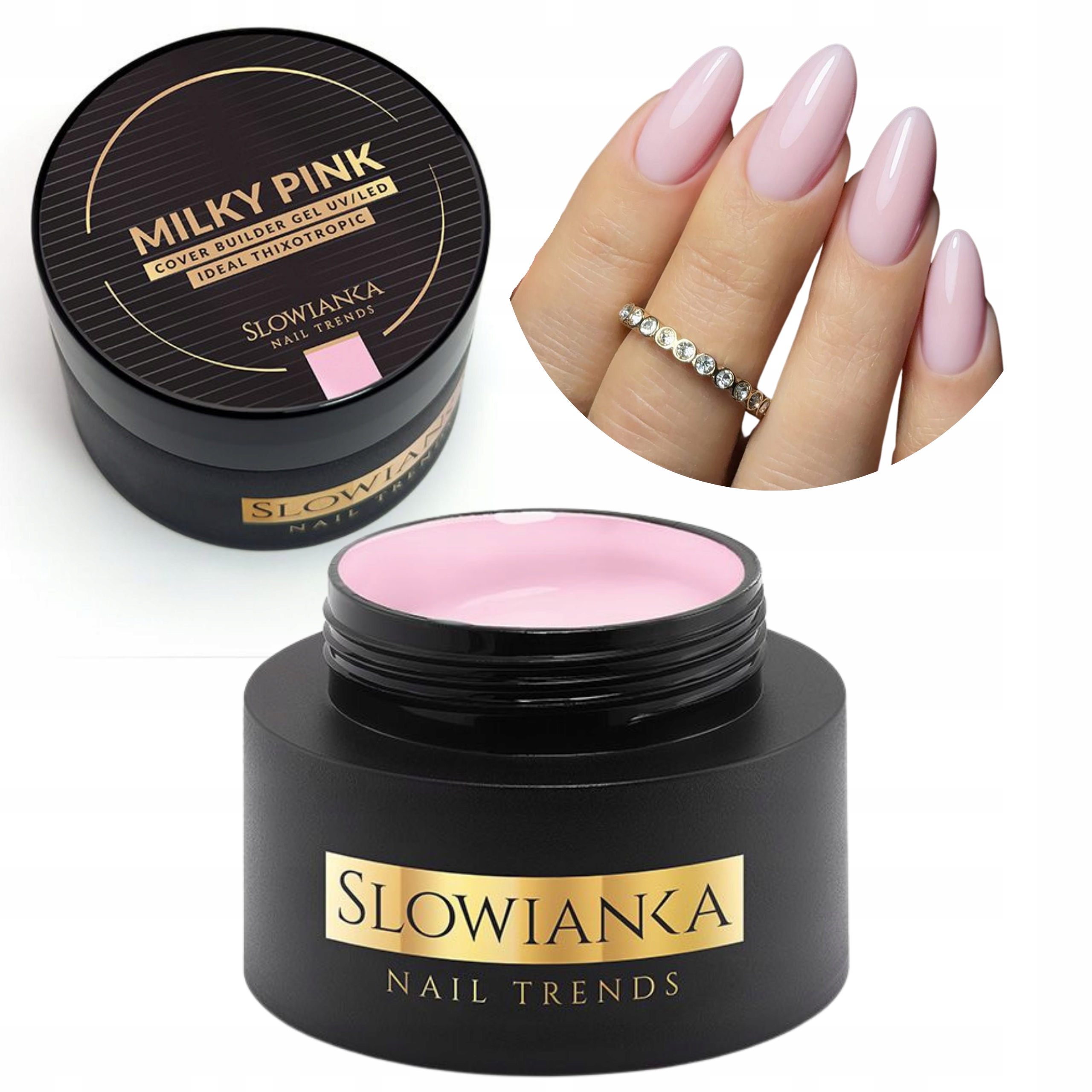 Slowianka Żel Budujący Ideal Tixotropic Milky Pink Cover 50g