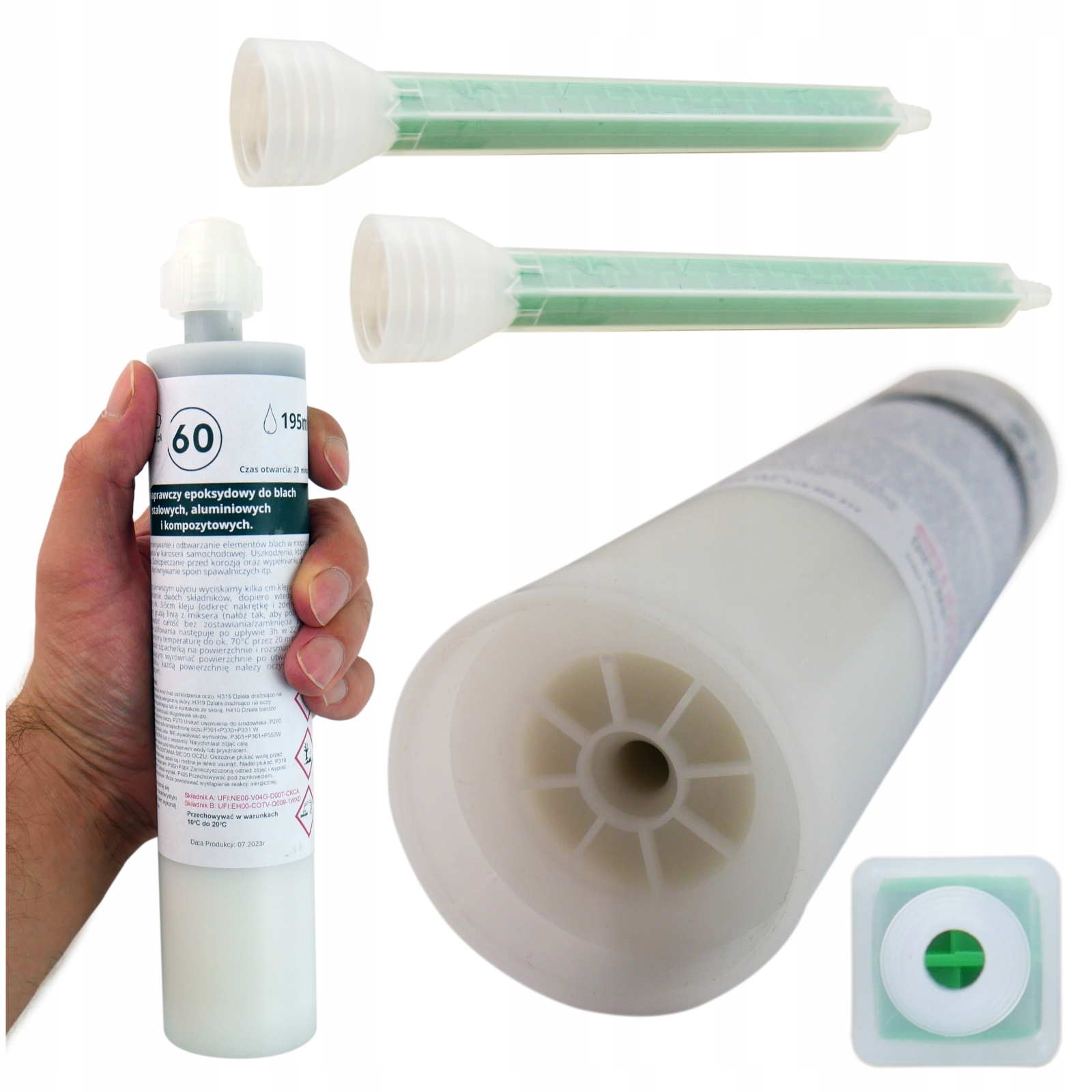 Epoxidové lepidlo EP60 Cínování hliníku Epoxidová špachtle Míchadla 2ks