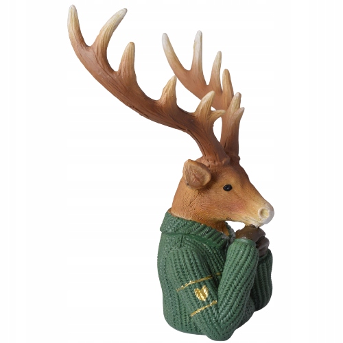 RENIFER FIGURKA ŚWIĄTECZNY NA PREZENT STROIK MAŁA Motyw zwierzęta