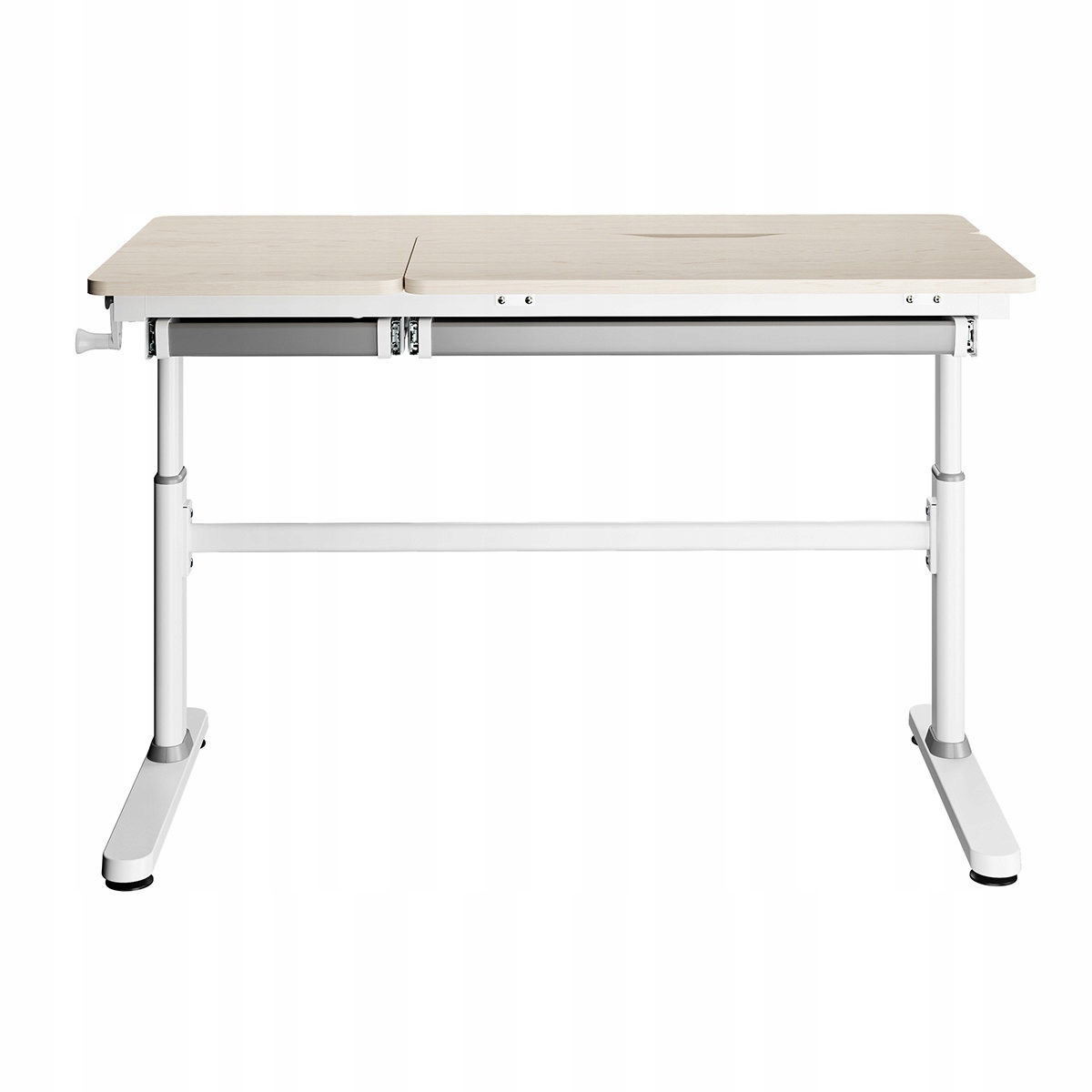 Biurko Spacetronik 120 x 60 x 0 cm biały, klon Marka Spacetronik