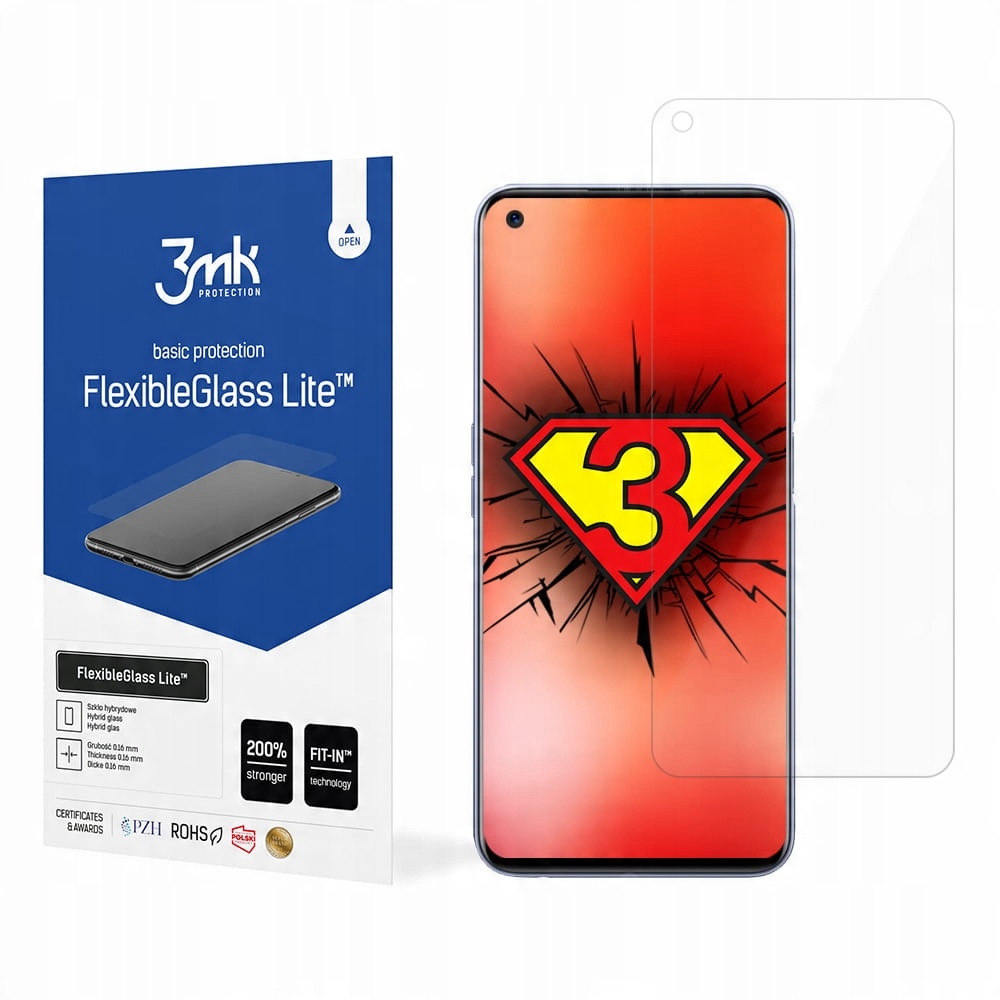 

Niepękające szkło hybrydowe do Realme Gt 5G 3mk