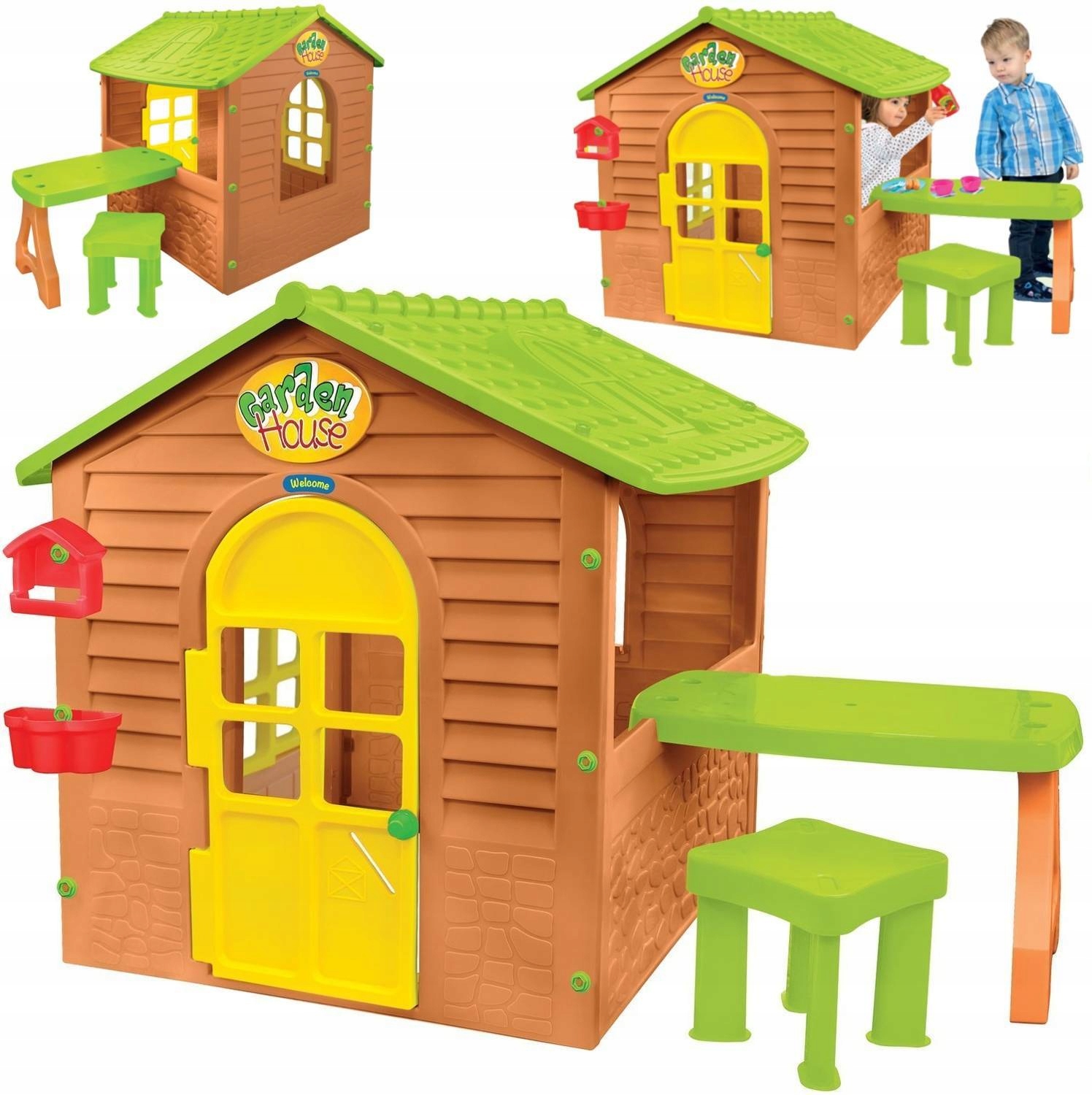 

Domek Ogrodowy Dla Dzieci Ze Stolikiem Mochtoys