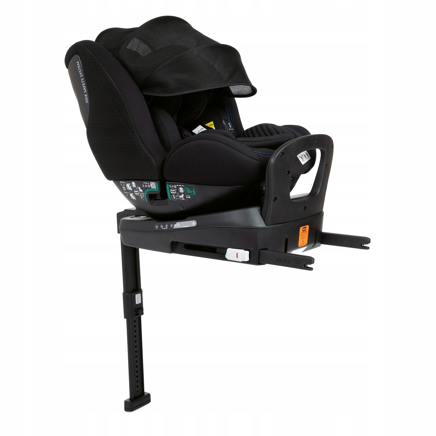 Fotel Chicco SEAT3FIT i-Size AIR Black 40-125 cm