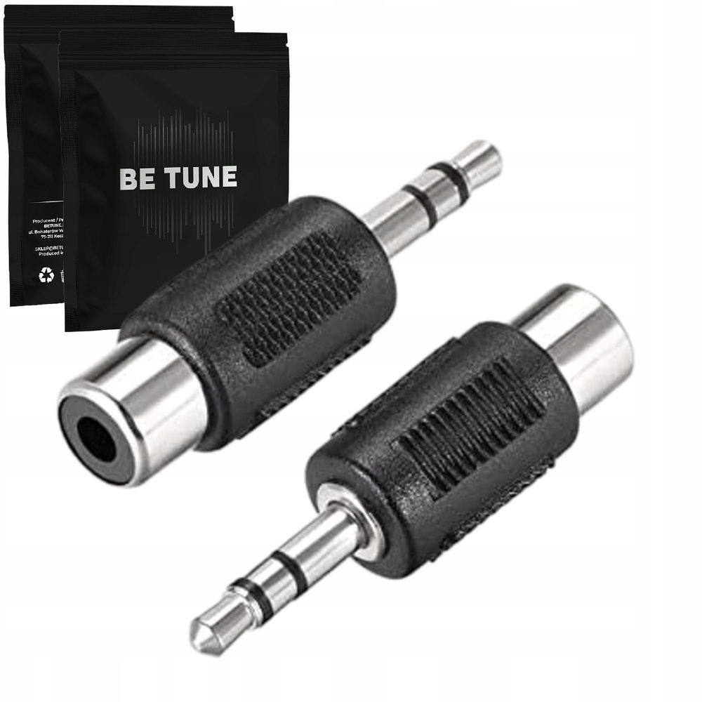 ADAPTER PRZEJŚCIÓWKA CINCH do MINI JACK 3,5MM AUX 3 PIN HQ