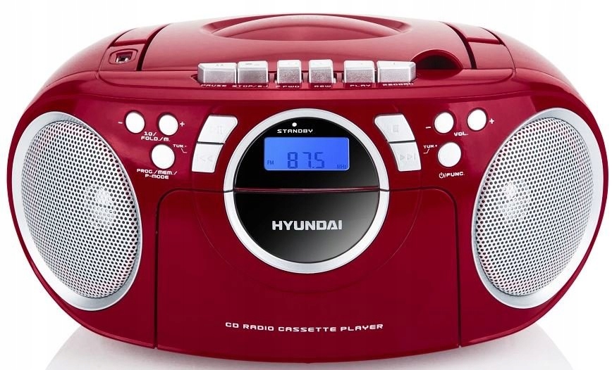 Radioodtwarzacz kasetowy Hyundai Trc 788 AU3RS z CD/MP3/USB/AUX Boombox
