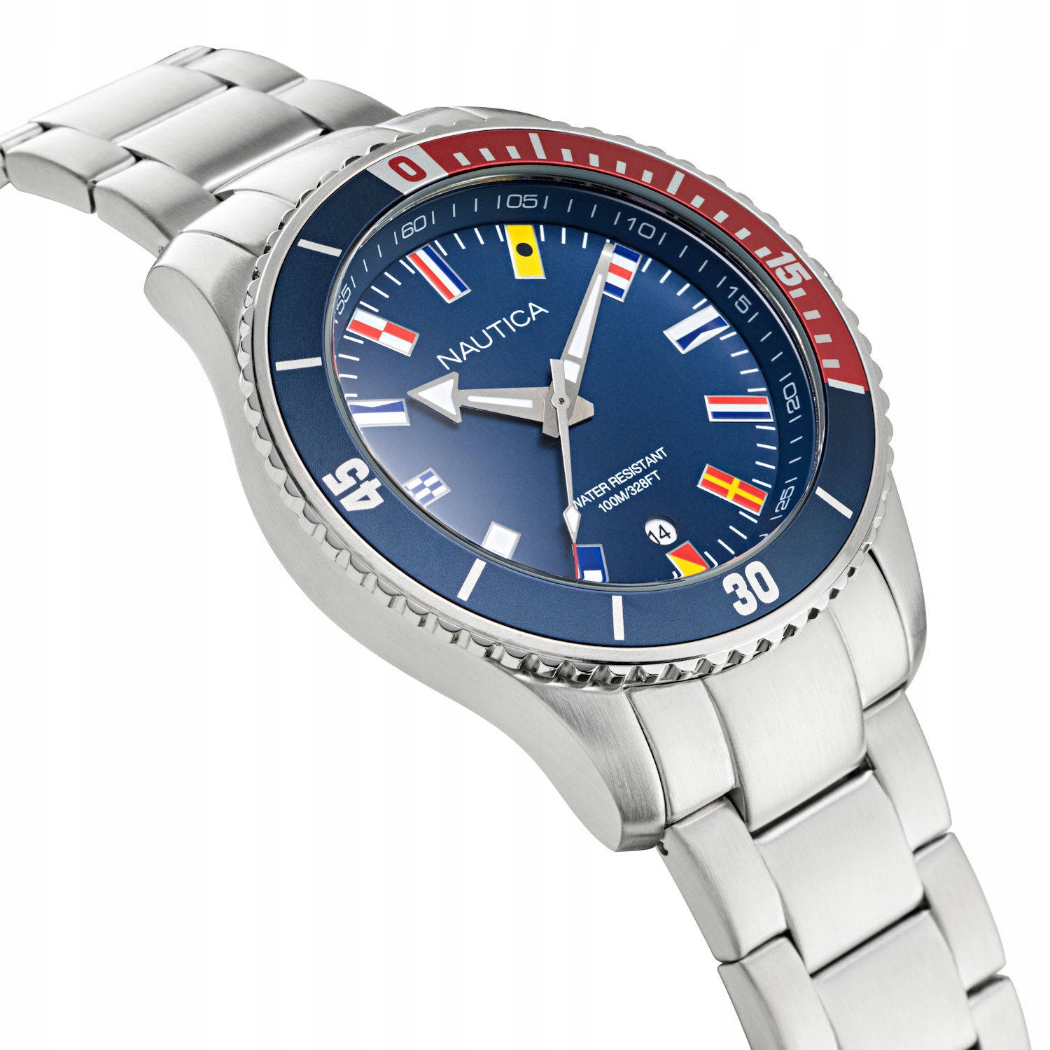 Pánské Vodotěsné Hodinky Nautica NAPPBS022 100 M