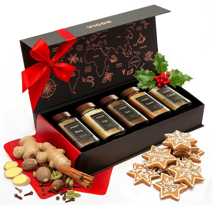 Zestaw Przypraw Pierniczkowych Vigor 5 Słoiczków Premium