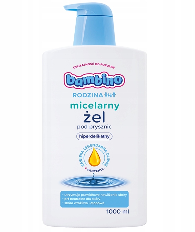 

Żel pod prysznic Bambino Rodzina Micelarny 1000ml