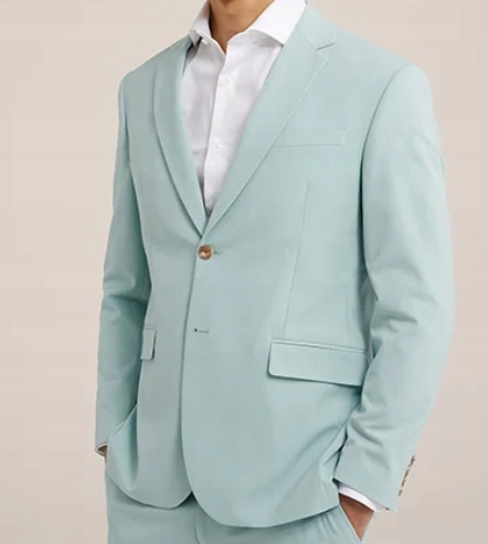 We Fashion Blazer Pastel Blue r52