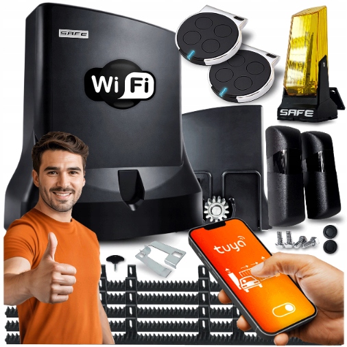 Pohon Pro Posuvné Brány Set automat ovladače pohon lampa 800 kg Wifi