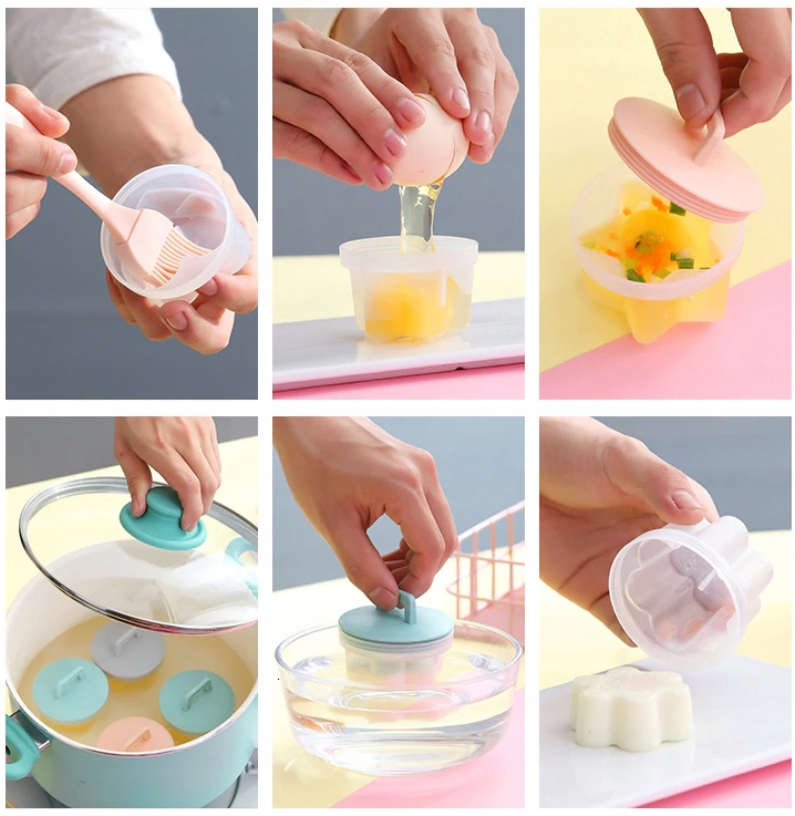 FOREMKI PLASTIKOWE Z POKRYWKĄ DO JAJEK JAJOWAR 4 Wysokość 75 mm