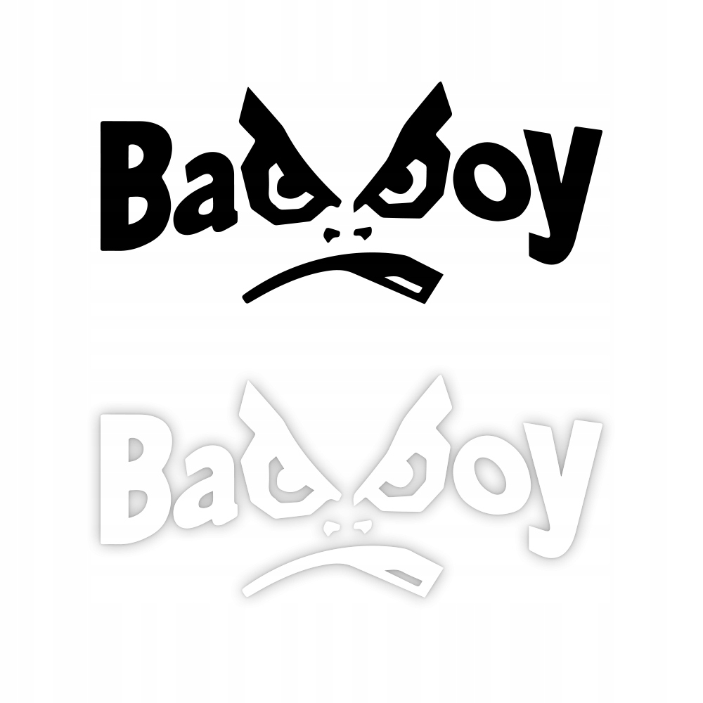 Naklejka BAD BOY na samochód na auto - KOLOR