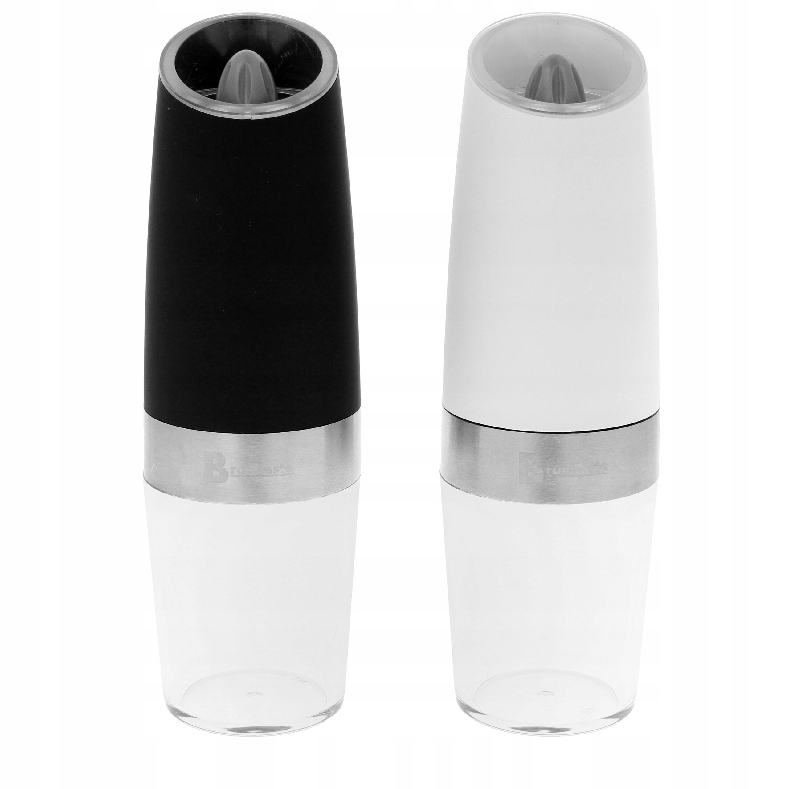 

Młynki 2xdo Pieprzu Soli grawitacyjny biały czarny