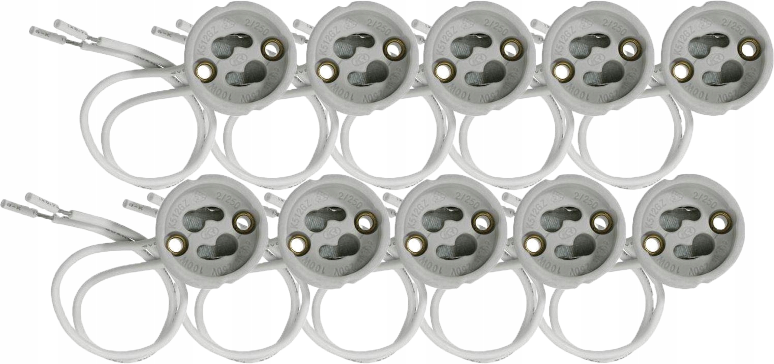 

10x komplet GU10 oprawa Led Gniazdo przyłączeniowe