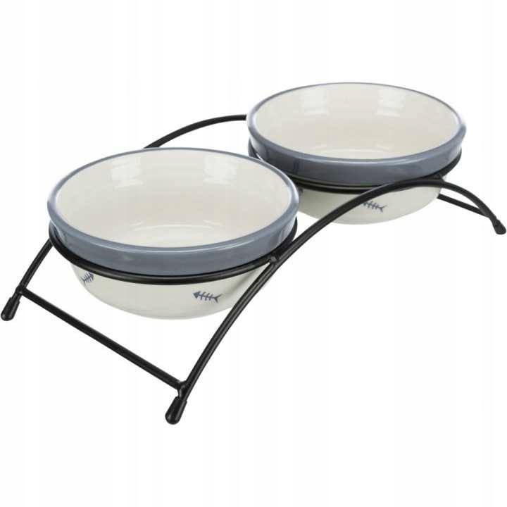 

Trixie Miski Ceramiczne dla kota Na Stojaku Miska