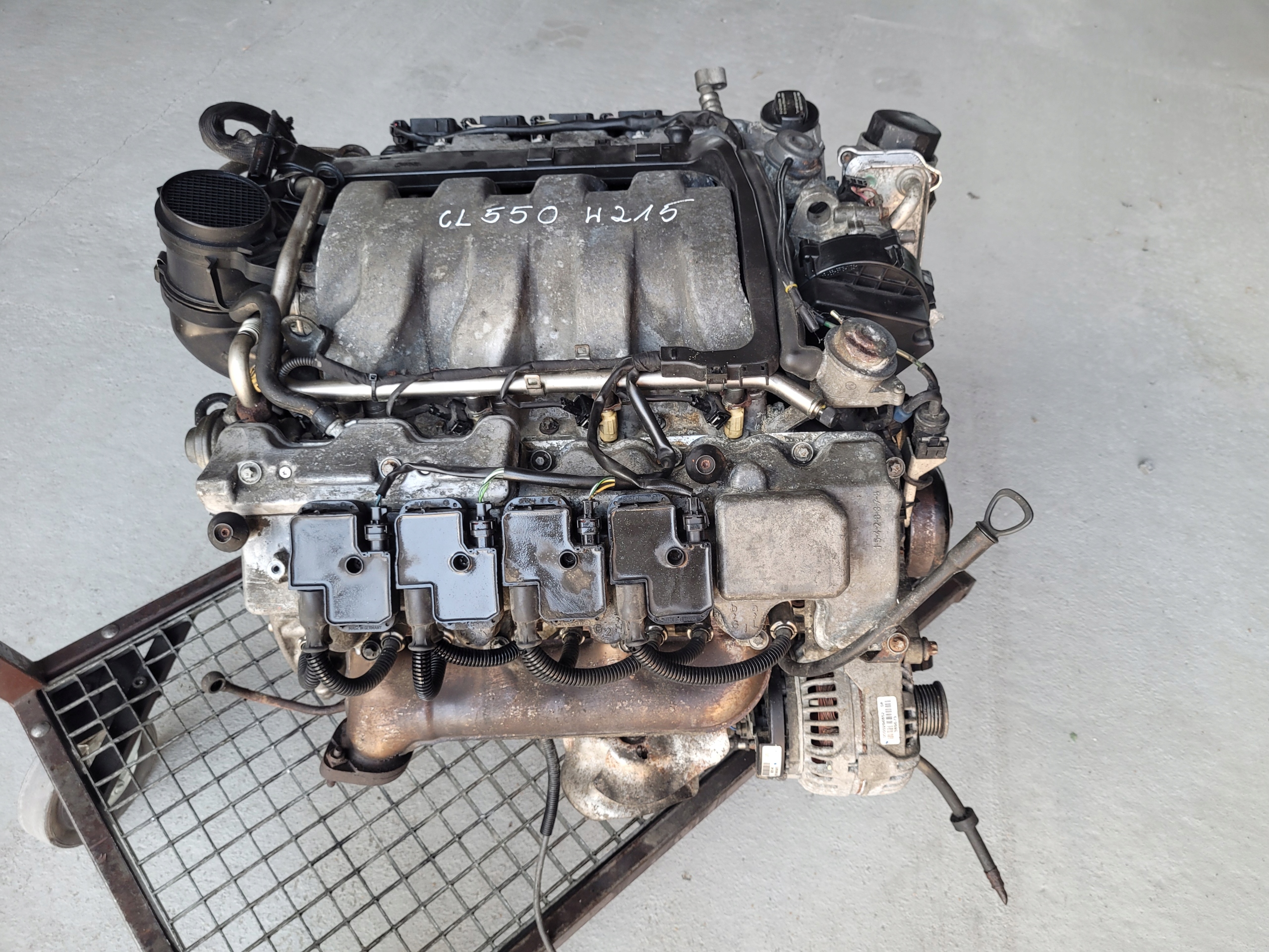 engine complete 113986 MERCEDES CL 55 AMG 5.5 V8 W215