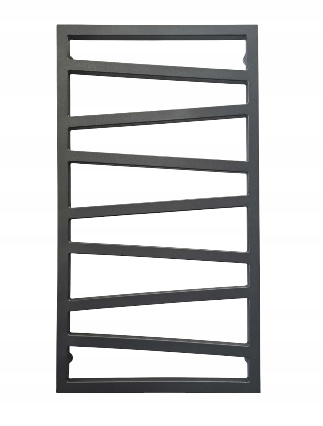 Kúpeľňový dekoratívny radiátor Onix 95x54 antracitové pripojenie 50 cm