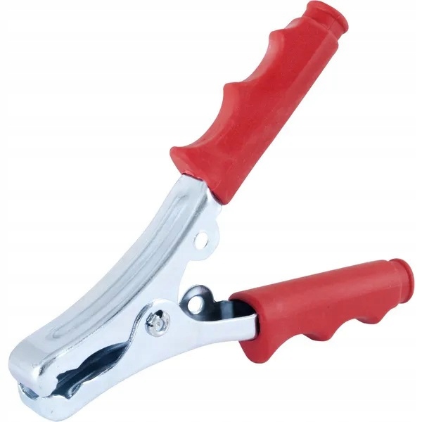 Zacisk, żabka do rozruchowych, UZ-10 60A czerwony