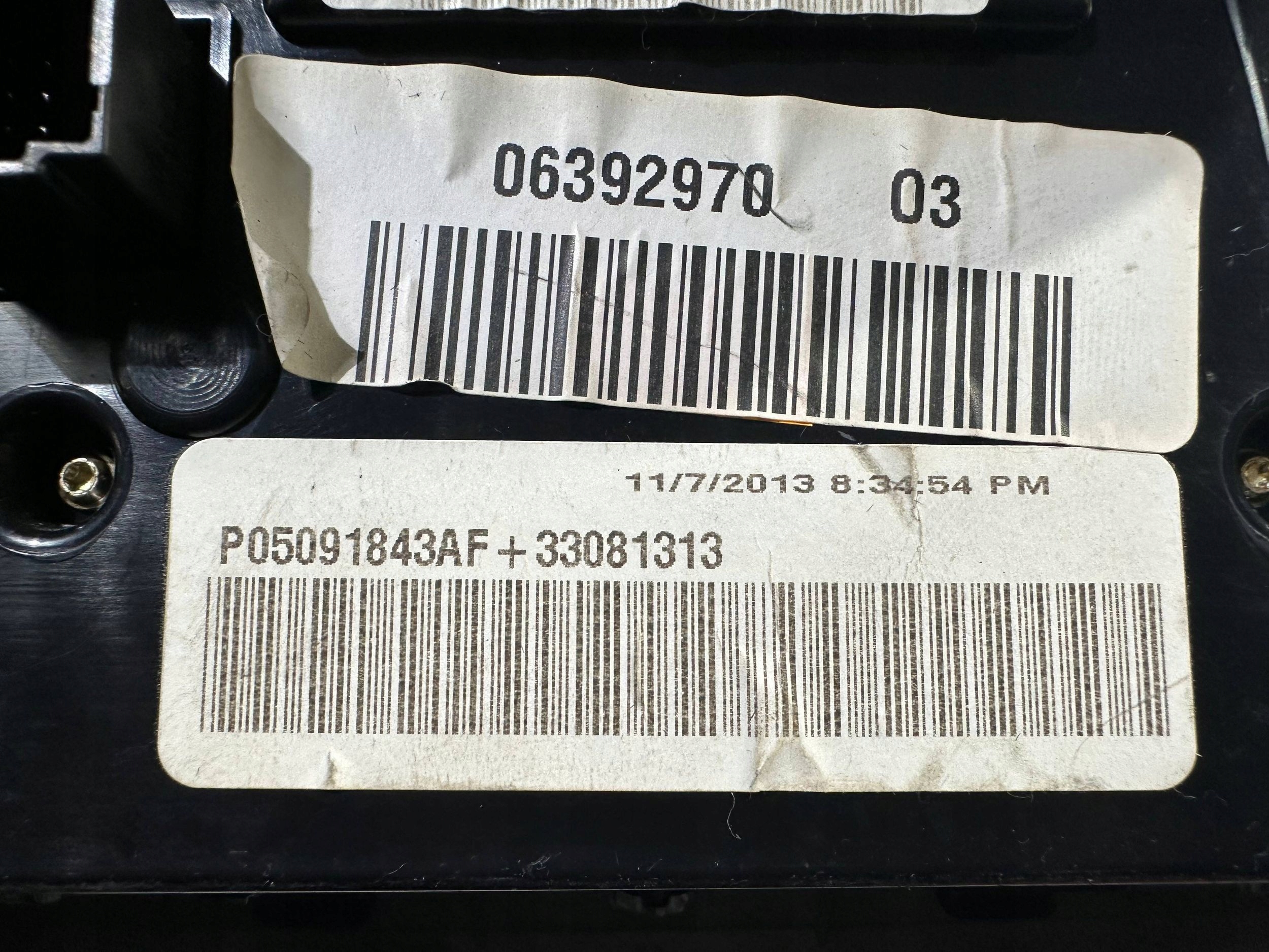 Panel module control unit air conditioning devices of the air conditioning Jeep Grand Cherokee WK2 2014+
