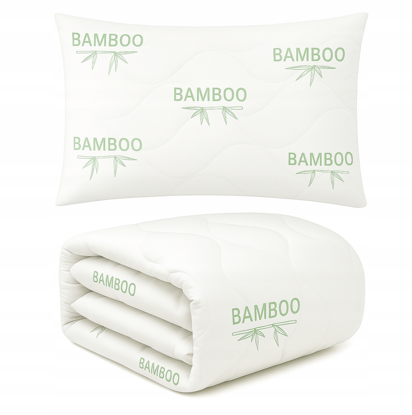 Komplet přikrývka 220x200 polštář 70x80 Bamboo bambus antialergický polský