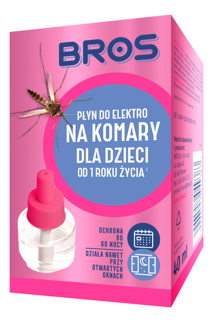 

Bros Płyn do aparatu na komary dla dzieci