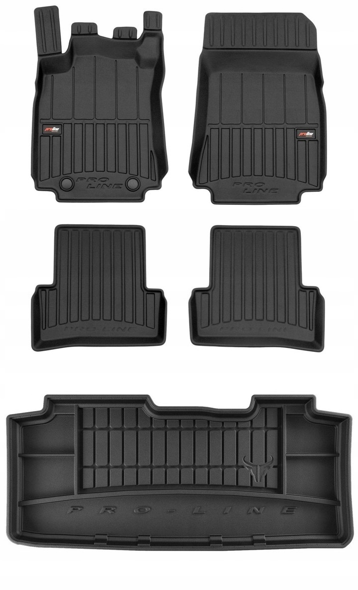 Set 3D gumové rohože Renault Modus 2004-2012