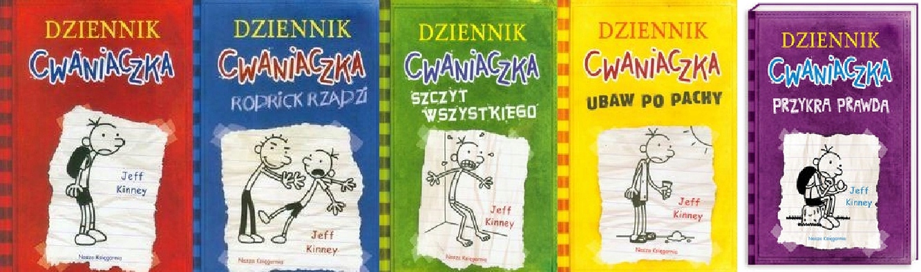 Dziennik cwaniaczka 1+2+3+4+5 Kinney
