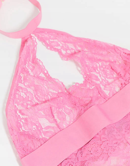 TUTTI ROUGE RÓŻOWE KORONKOWE BODY (44) Marka Inna marka