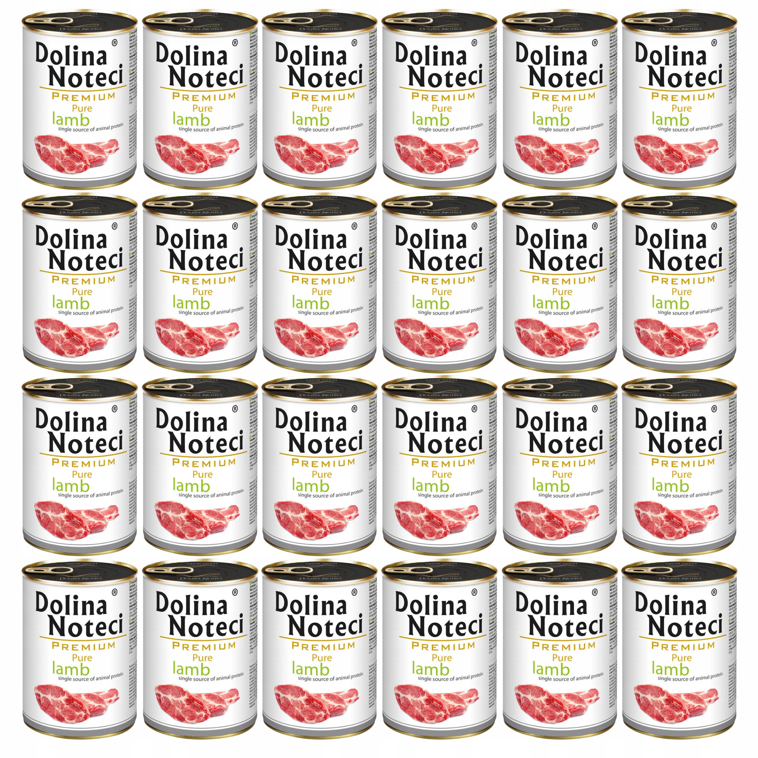 Levně Dolina Noteci Premium Pure krmivo pro psy jehněčí 24 x 400 g