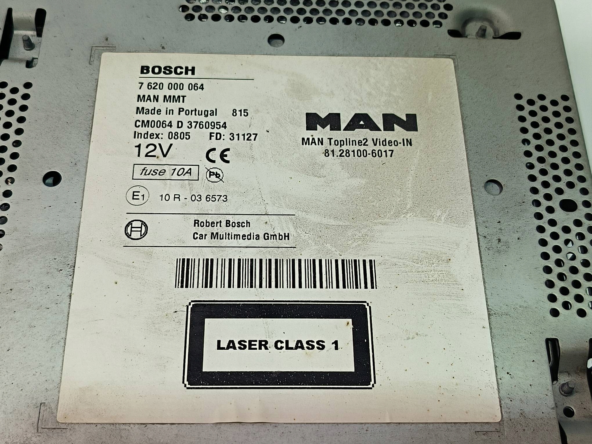 RADIO 81.28100-6017 MAN TGX 18.440