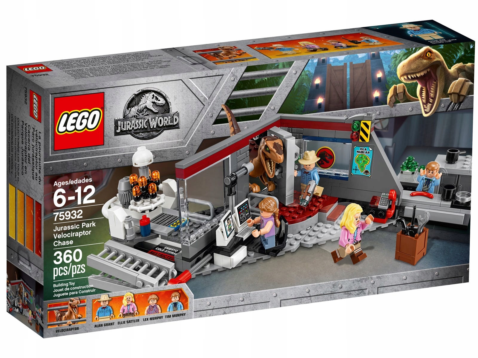 LEGO-МИР ЮРСКОГО ПЕРИОДА - ПОГОНЯ ЗА ХИЩНИКАМИ-75932