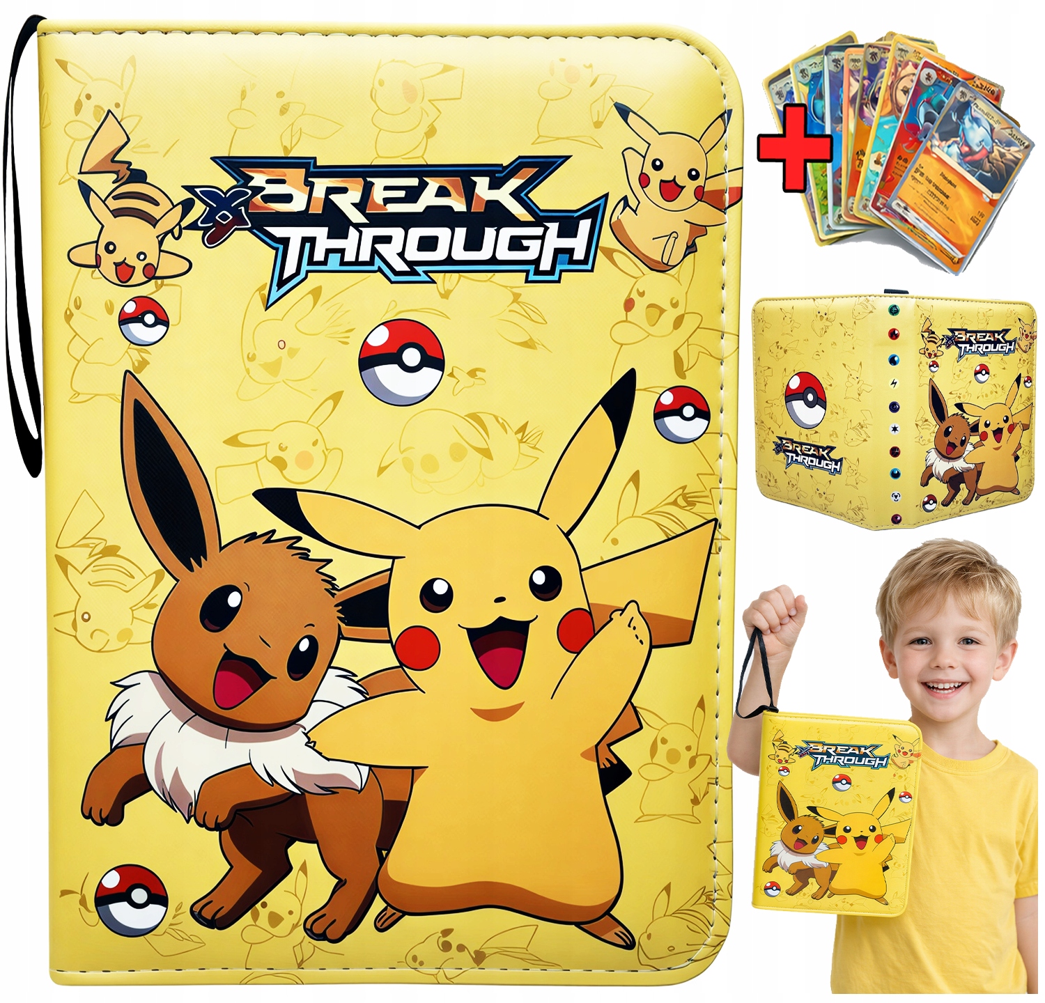 PREMIUM ALBUM NA KARTY POKEMON NA 400 KART XXL SEGREGATOR +10 KART GRATIS