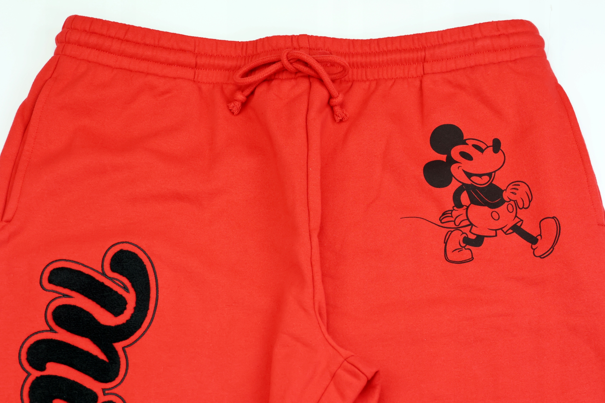 Spodnie dresowe damskie Disney Myszka Mickey 1X Kieszeń Piękny Haft Wiązane Marka Disney