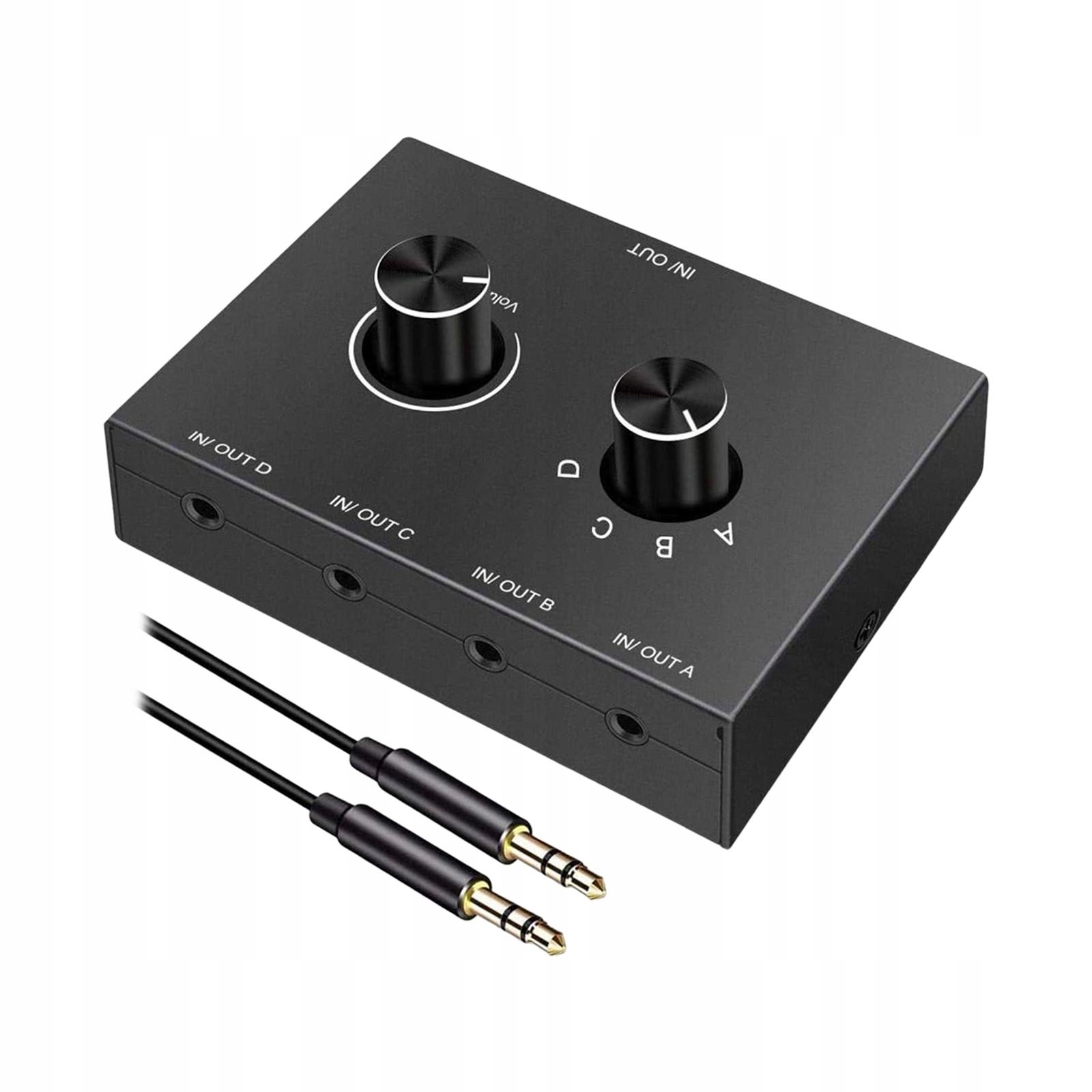 wkv-3.5mm Audio Switch Durable Audio Signal Source Długość kabla 0 m