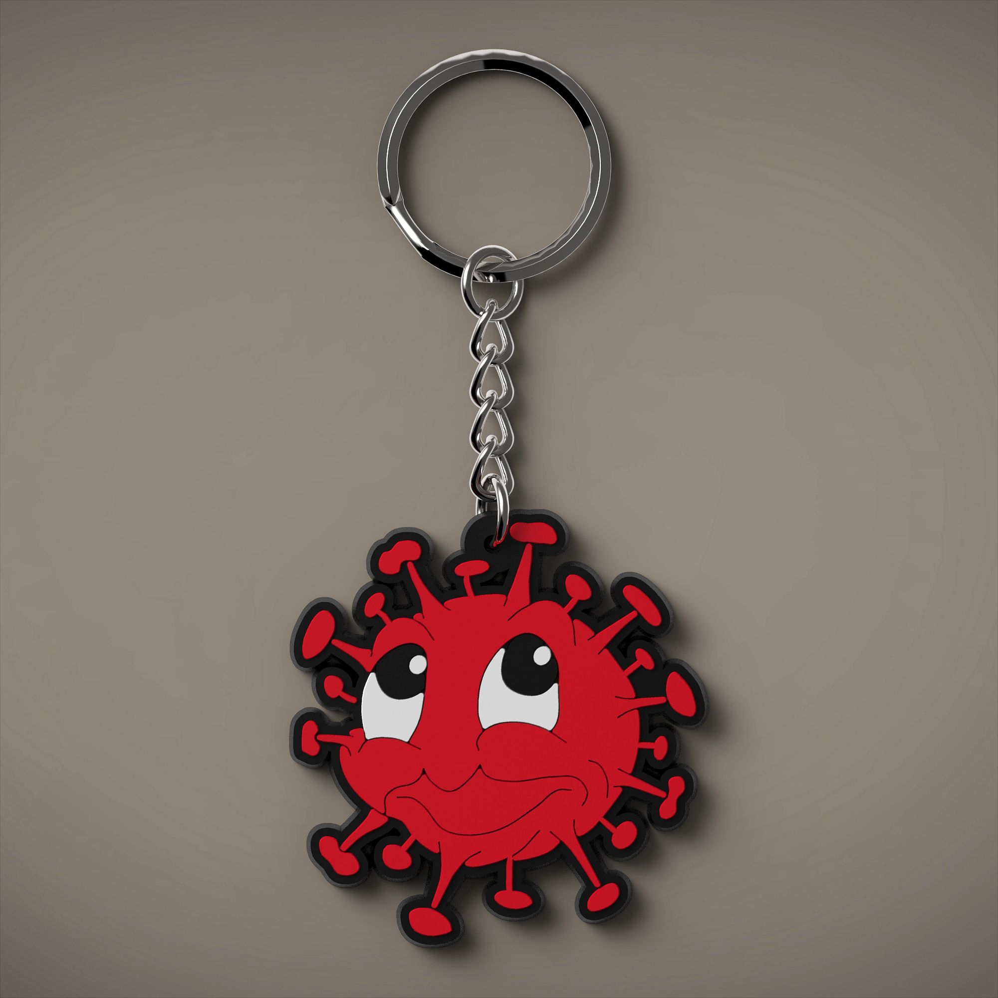 

Brelok Do Kluczy Virus Marzyciel, Wirus Czerwony