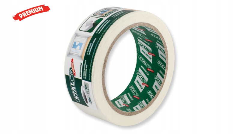 TAŚMA 25x50m MASKUJĄCA BIAŁA STALCO PREMIUM