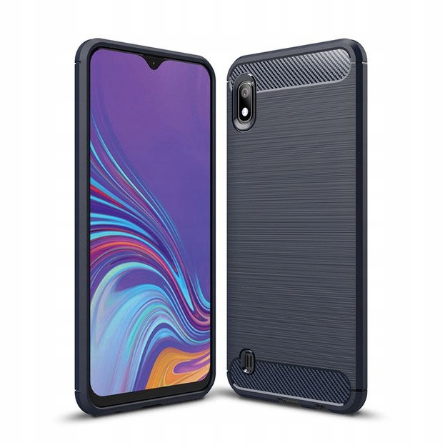 

Carbon Case etui Samsung Galaxy A10 niebieski
