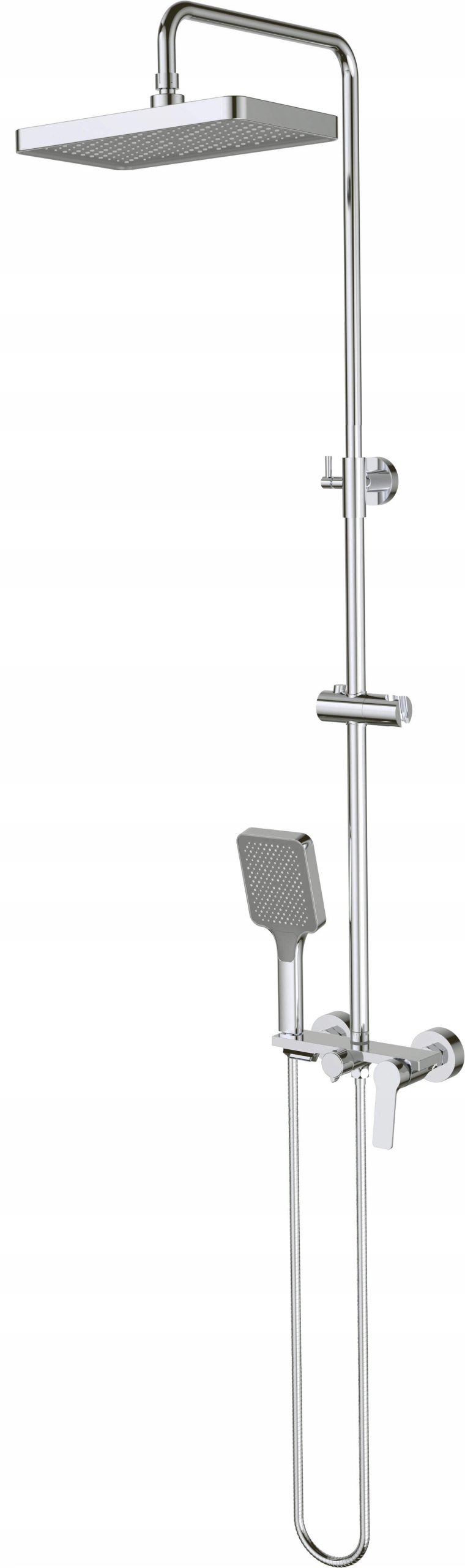 Deante Dažďová sprcha so zmiešavacou batériou Loco chróm NLC_04SK