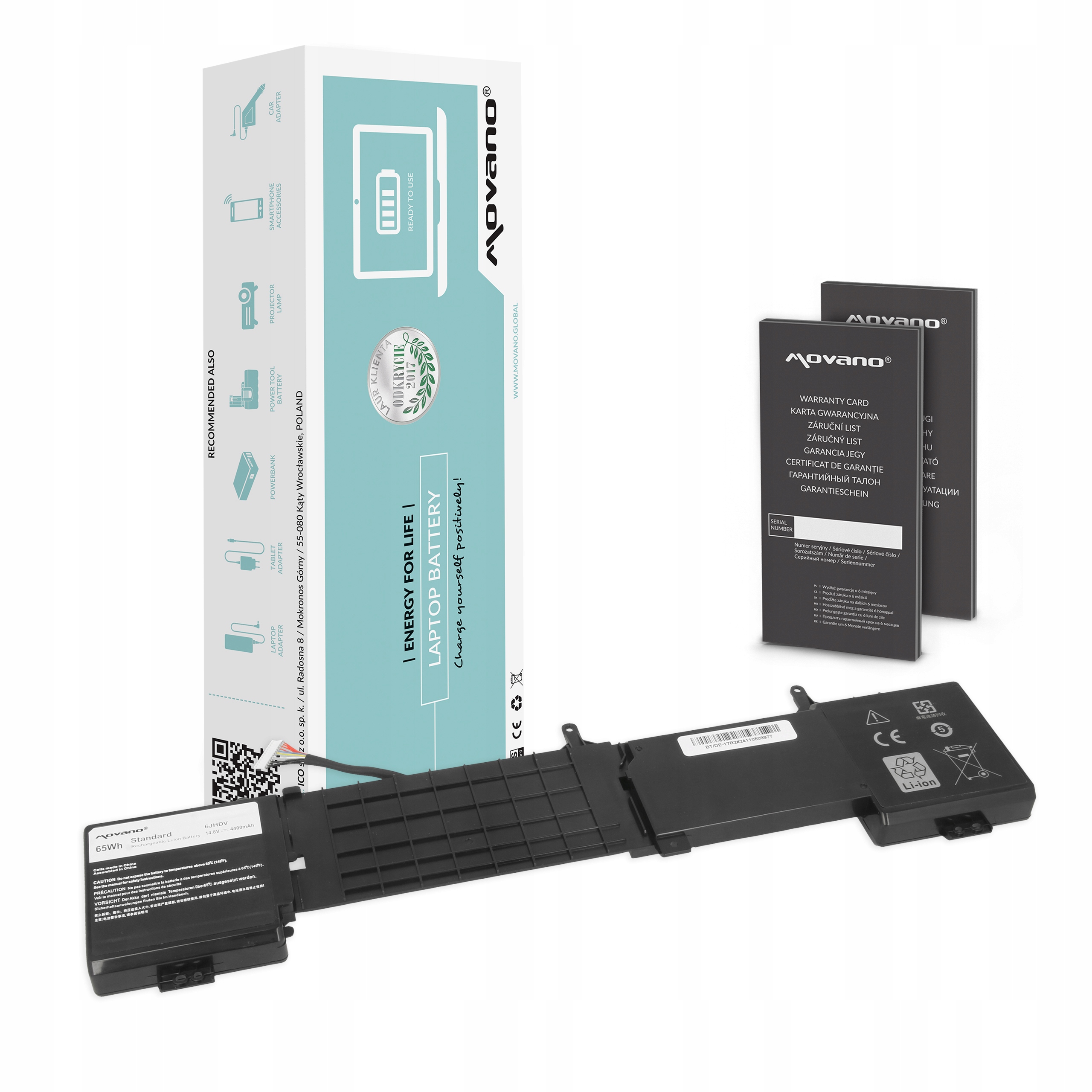 Bateria Movano do Dell Alienware 17 R2 17 R3