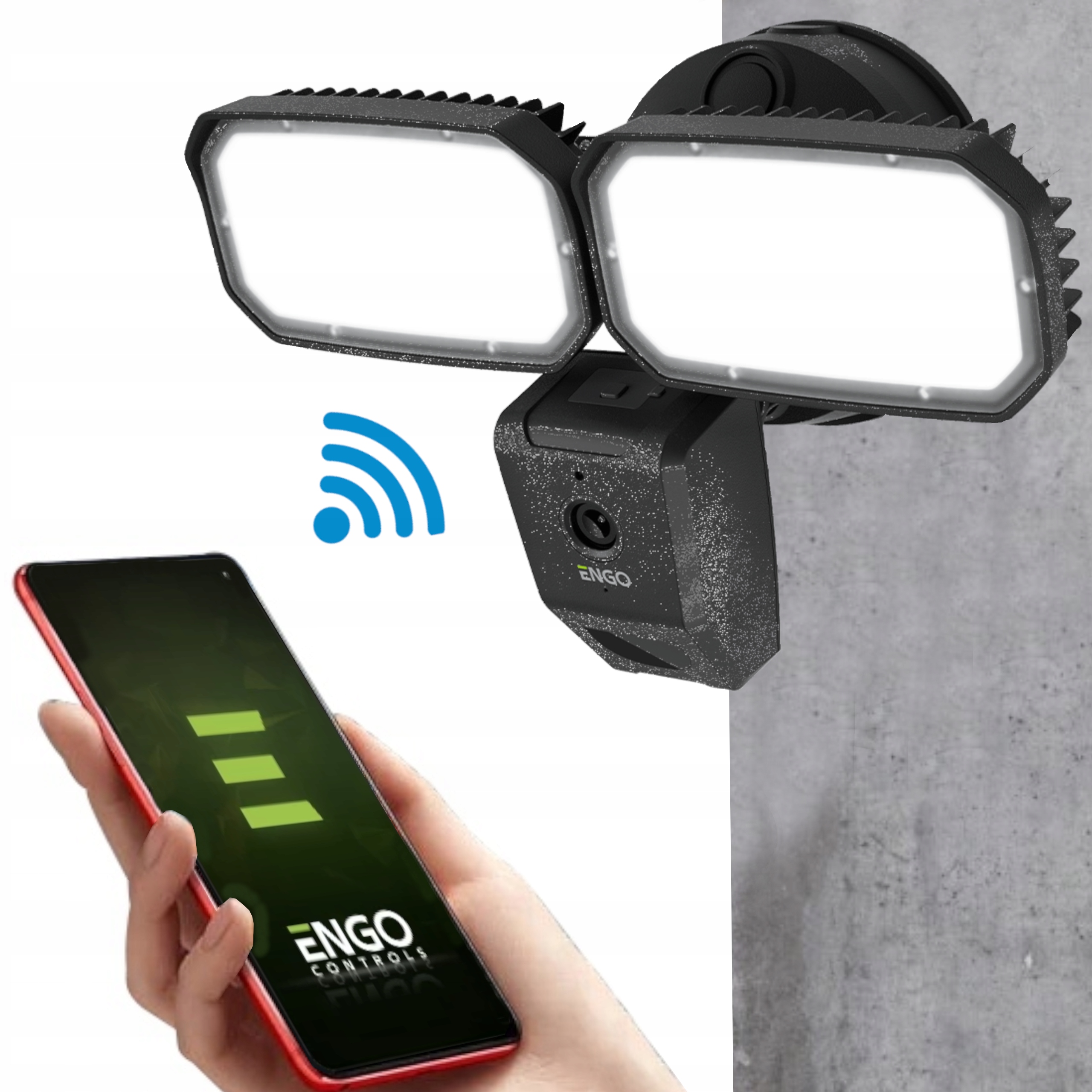 Smart Wi-Fi kamera Engo ECAM-L2 s dvojitou Led lampou 4MP detekce pohybu