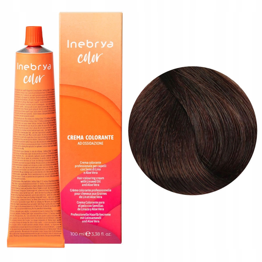 INEBRYA COLOR 6.7 FARBA DO WŁOSÓW 100ML