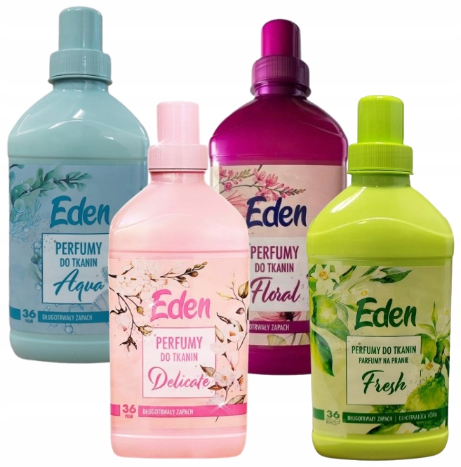 Levně Set 4 x Parfém na Tkaniny Eden Delicate+floral+fresh+aqua 4x720 ml mix