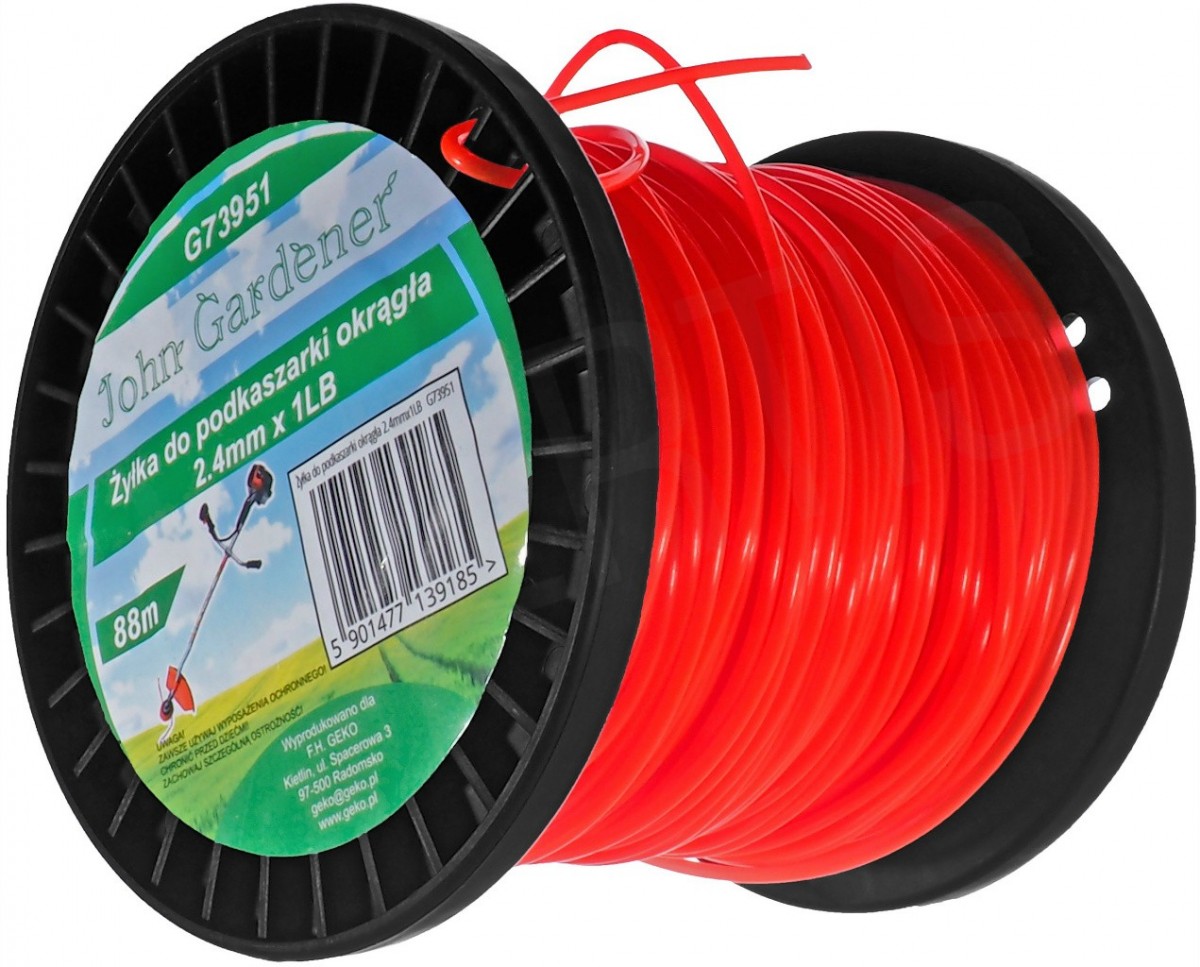 

Żyłka Do Kosy Spalinowej 2,4 mm 1LB 88 m Okrągła