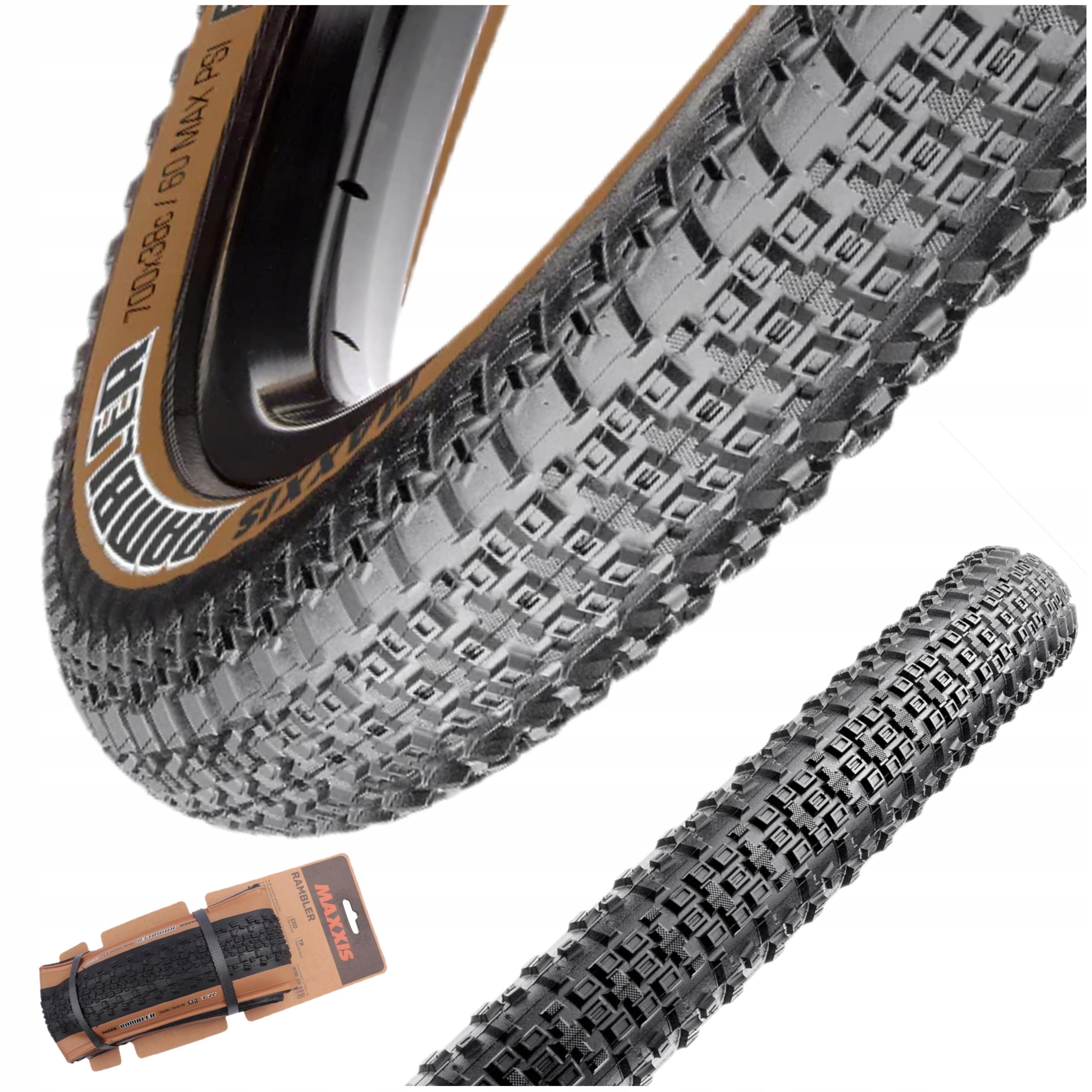 Plášť Na Kolo 700x45C Maxxis Rambler Tanwall Rolovací (45-622) Gravel
